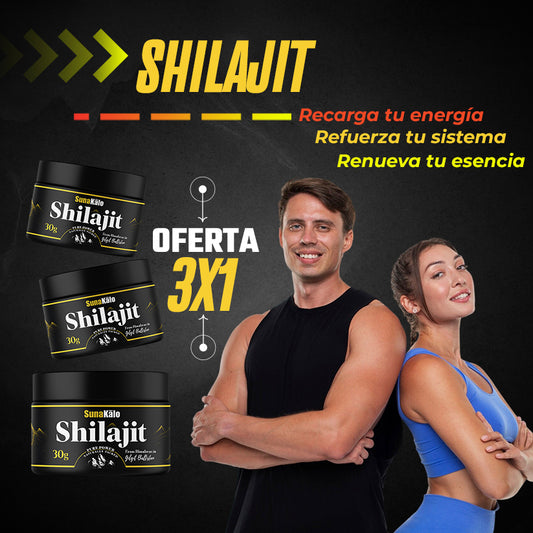 Shilajit – Energía natural, potencia real Oferta 3x1