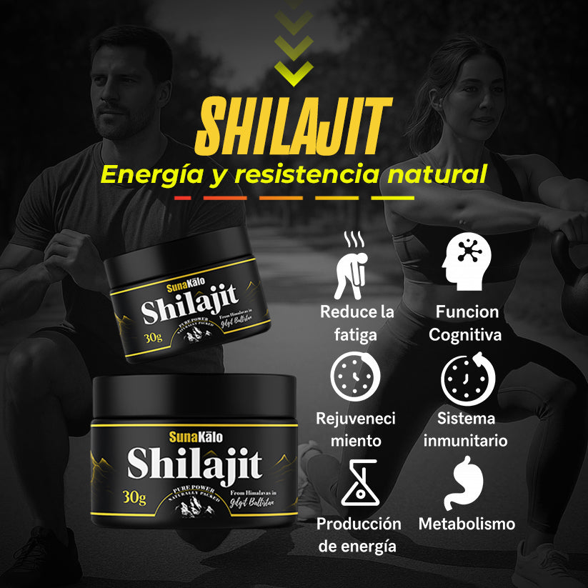 Shilajit – Energía natural, potencia real Oferta 3x1